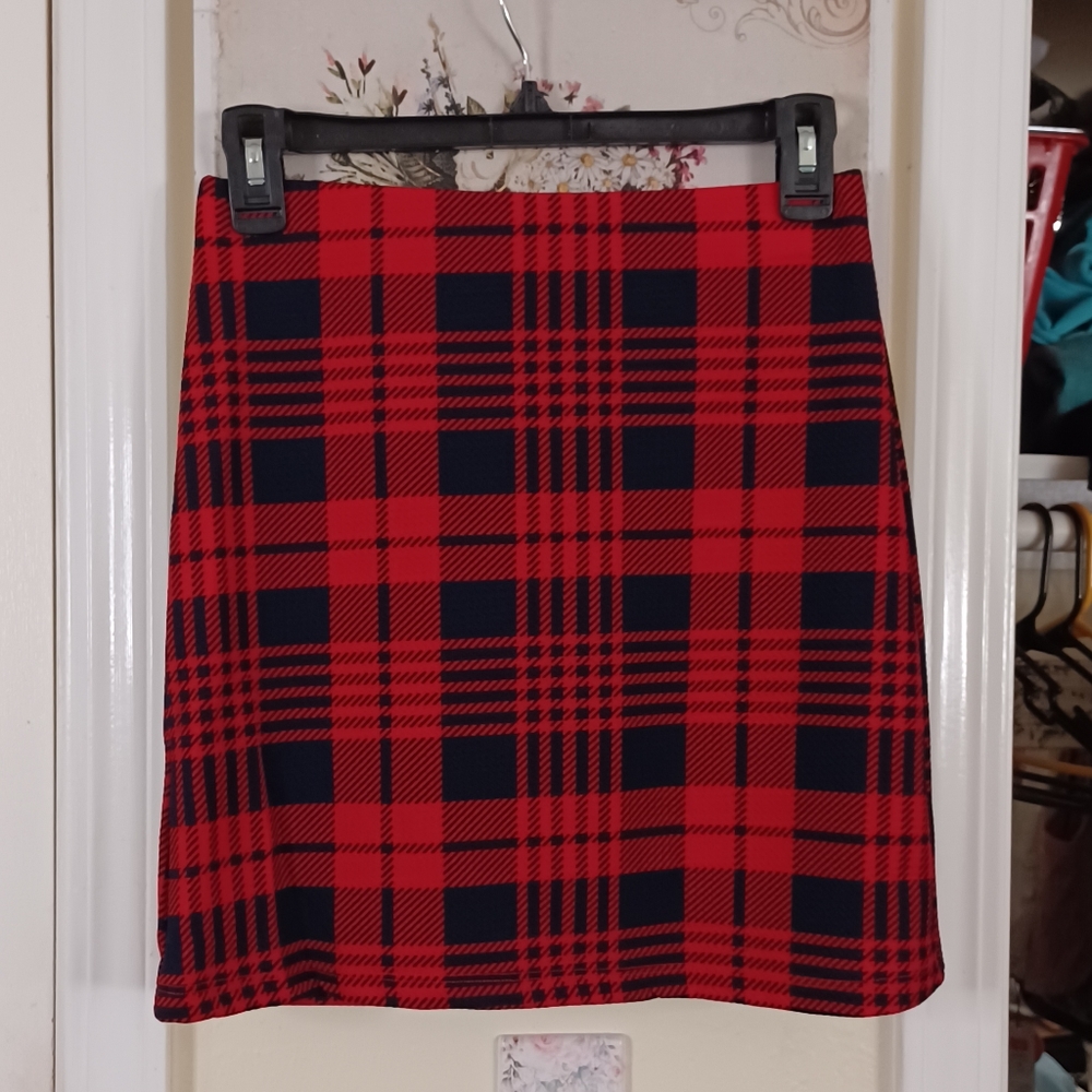 Plaid Mini Skirt
